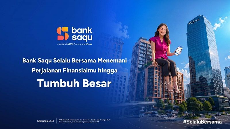 Moncer di Tengah Persaingan Digital, Bank Saqu Raup DPK Rp8,9 Triliun hingga Juni 2026, Kredit Melonjak 37,4%