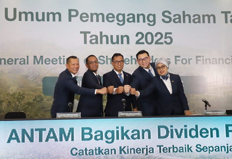 ANTAM Cetak Kinerja Terbaik Sepanjang Masa, Dividen Rp5,04 Triliun Digelontorkan dan Direksi Dirombak!