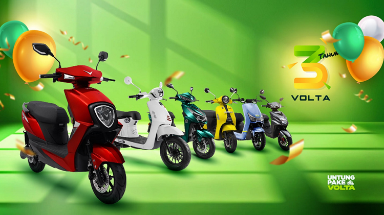 Rayakan 3 Tahun Perjalanan, Volta Luncurkan “Volta eX”, Motor Listrik ...